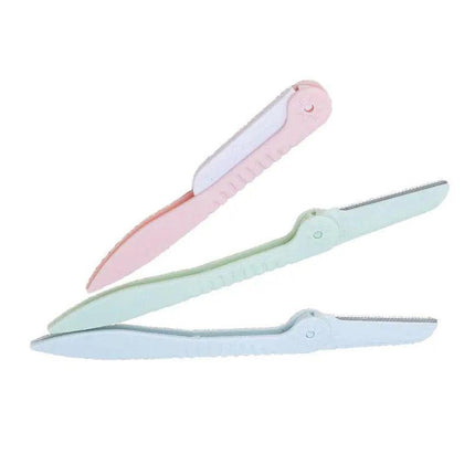 3 PCS FACIAL RAZORS Eyebrow Razor Shave Hair & Exfoliate Face Ladies Shaver Tool - Aimall