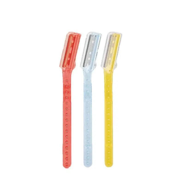 3 PCS FACIAL RAZORS Eyebrow Razor Shave Hair & Exfoliate Face Shaver Ladies Tool - Aimall