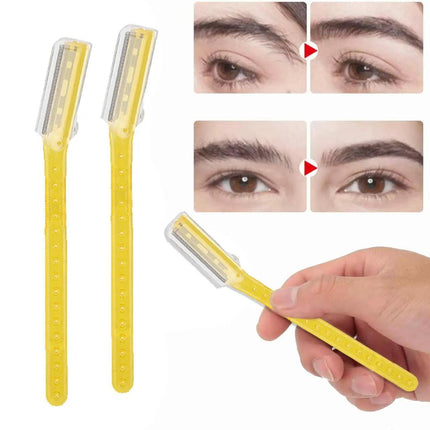 3 PCS FACIAL RAZORS Eyebrow Razor Shave Hair & Exfoliate Face Shaver Ladies Tool - Aimall