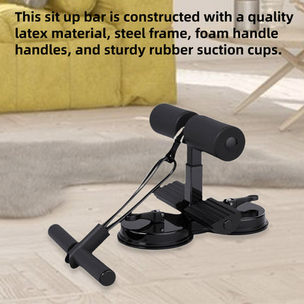 Sit Up Assistant Device Portable Suction Cup Fitness Tool Home Abdominal Trainer