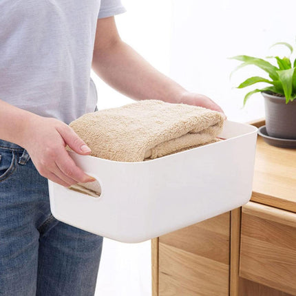 10pcs Plastic Storage Baskets for Bathroom Kitchen Desktop Miscellaneous Items