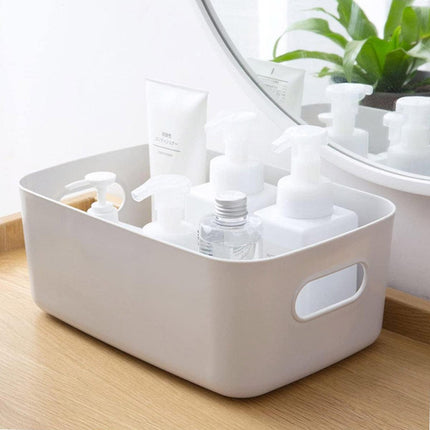 10pcs Plastic Storage Baskets for Bathroom Kitchen Desktop Miscellaneous Items