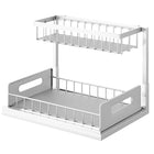 Under Sink Storage Rack Kitchen Cabinet Organizer Adjustable Shelving Unit Home