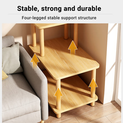 Sofa Side Table 3-Tier End Table Mini Coffee Table Night Stand Small Table Moder