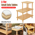 Sofa Side Table 3-Tier End Table Mini Coffee Table Night Stand Small Table Moder