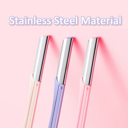 3 Piece Eyebrow Razor Kit for Women Facial Hair Removal and Brow Shaping