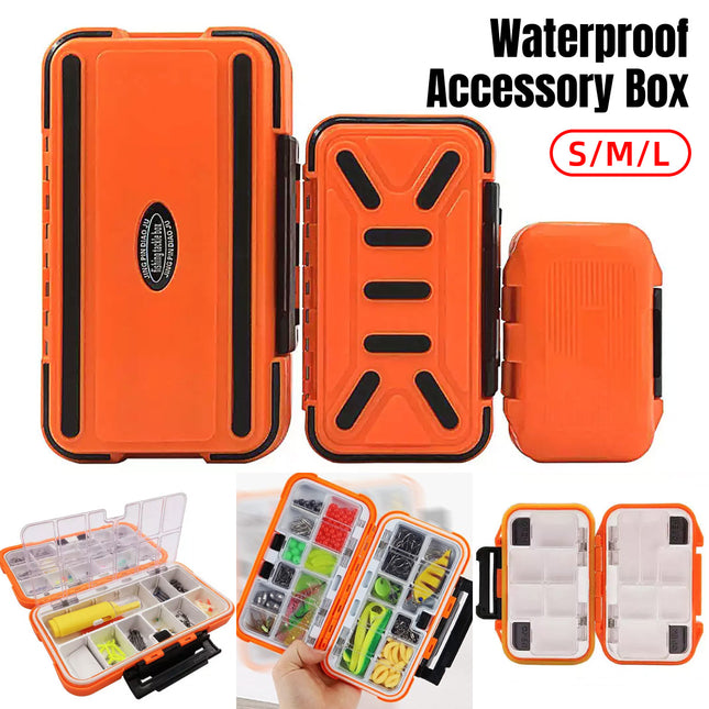 Fishing Tackle Box Gear Storage Case Hook Accessory Organizer Tool Box Portable