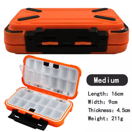 Fishing Tackle Box Gear Storage Case Hook Accessory Organizer Tool Box Portable