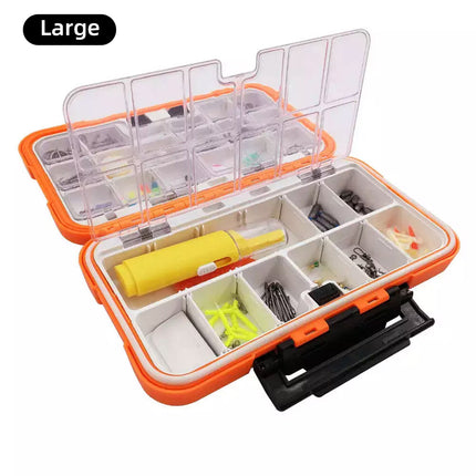 Fishing Tackle Box Gear Storage Case Hook Accessory Organizer Tool Box Portable