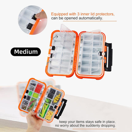 Fishing Tackle Box Gear Storage Case Hook Accessory Organizer Tool Box Portable