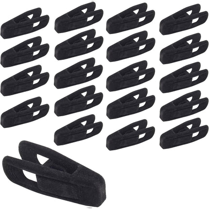 Clothes Drying Clips 20 Pack Velvet Flocking Trouser Pegs Hanger Grip Clamp Set