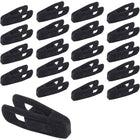 Clothes Drying Clips 20 Pack Velvet Flocking Trouser Pegs Hanger Grip Clamp Set