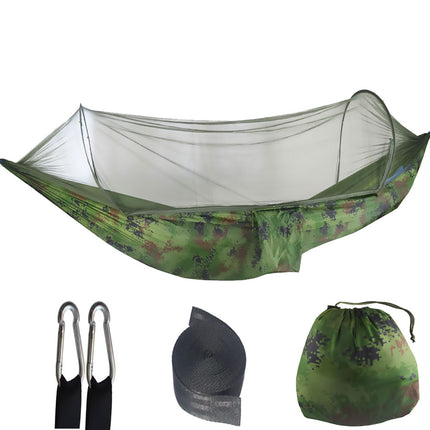 Camping Hammock Tent Set Double Outdoor Hanging Bed With Mosquito Net For Travel