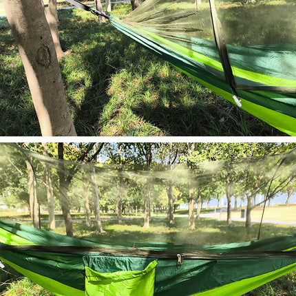 Camping Hammock Tent Set Double Outdoor Hanging Bed With Mosquito Net For Travel