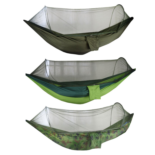 Camping Hammock Tent Set Double Outdoor Hanging Bed With Mosquito Net For Travel