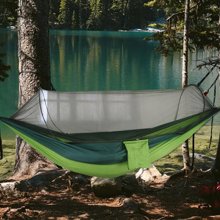 Camping Hammock Tent Set Double Outdoor Hanging Bed With Mosquito Net For Travel