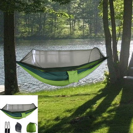 Camping Hammock Tent Set Double Outdoor Hanging Bed With Mosquito Net For Travel