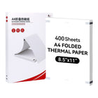 A4 Folded Thermal Paper 200/400 Sheets 8.5x11in Receipt Paper Terminal Printer
