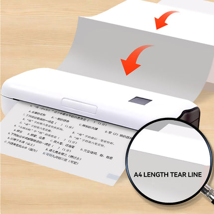 A4 Folded Thermal Paper 200/400 Sheets 8.5x11in Receipt Paper Terminal Printer