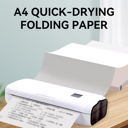 A4 Folded Thermal Paper 200/400 Sheets 8.5x11in Receipt Paper Terminal Printer