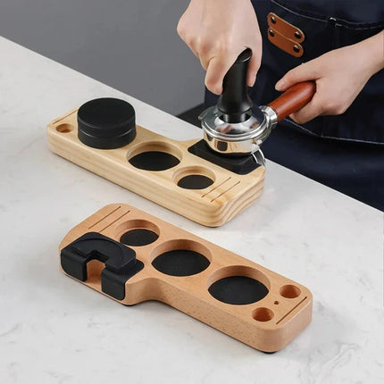 Coffee Tamper Holder Durable Anti Slip Base for Espresso Machine Home Cafe Use
