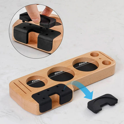 Coffee Tamper Holder Durable Anti Slip Base for Espresso Machine Home Cafe Use