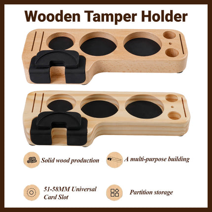 Coffee Tamper Holder Durable Anti Slip Base for Espresso Machine Home Cafe Use