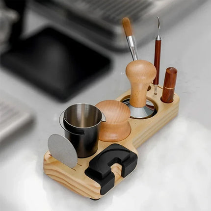 Coffee Tamper Holder Durable Anti Slip Base for Espresso Machine Home Cafe Use