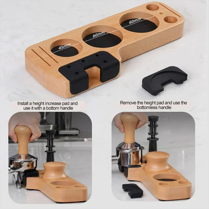Coffee Tamper Holder Durable Anti Slip Base for Espresso Machine Home Cafe Use