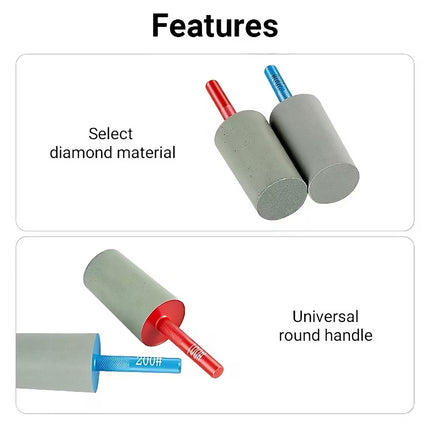 7Pcs Cylindrical Diamond Grinding Set Rotary Tool Abrasive Kit For Metal Wood