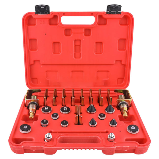 26Pcs Car AC Leak Detection Kit Automotive Air Conditioning Plug Tester Tool Set
