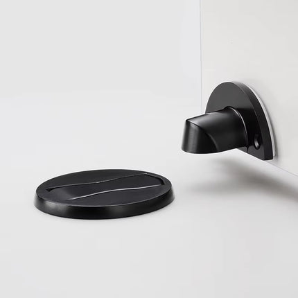 Invisible Door Stop Floor Wall Mount Dual Purpose Suction Holder Anti Collision