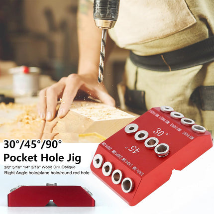 Angle Drilling Guide Tool For Precise Hole Alignment Woodworking Metalwork Diy