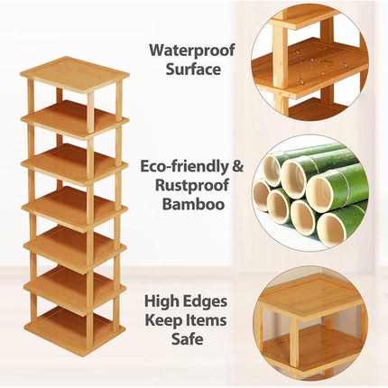 7-Layer Shoe Rack Household Multi Layer Multi Functional Shoe Storage Organizer