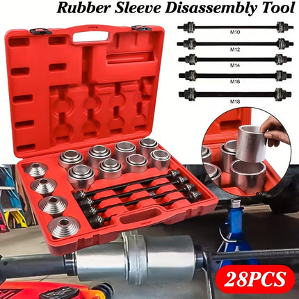 Car Bushing Remover Tool Set 28pcs Auto Repair Kit Suspension Mechanic Garage