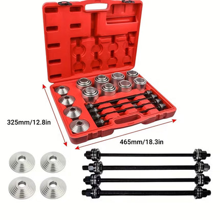 Car Bushing Remover Tool Set 28pcs Auto Repair Kit Suspension Mechanic Garage
