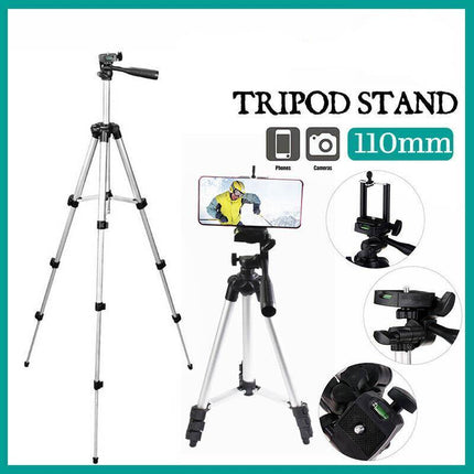 Professional Camera Tripod Stand Mount Phone Holder For Iphone Dslr Travel Au - Aimall