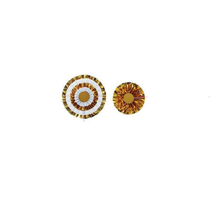Black Gold Paper Fans Hanging Party Decorations Supplies Bridal Shower Birthday - Aimall