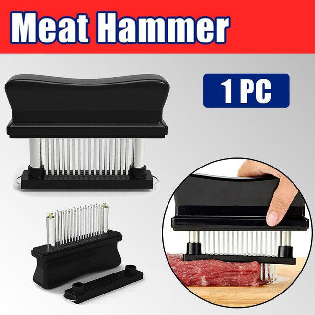 Kitchen Meat Tenderizer Steak Hammer Pin Beef Steel Stainless Needles Cook Tool - Aimall
