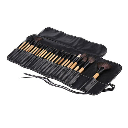 24 Pcs Professional Makeup Brush Kit Set Cosmetic Make Up Beauty Brushes Bag Au - Aimall