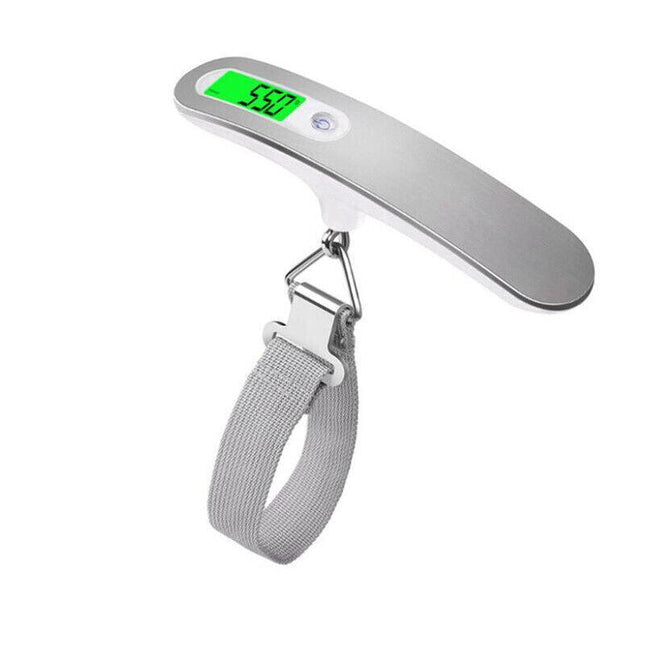 Electronic Portable Digital Luggage Scale Travel 50 Kg Measures Weight Weighing - Aimall