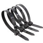 20X Cable Ties Zip Ties Nylon UV Stabilised Black Cable Tie - Aimall