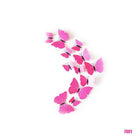 12Pcs 3D Butterfly Wall Magnets Removable Sticker Decals Kids Art Nursery Decor - Aimall