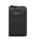 Women Pouch Bag Mobile Phone Bag Pu Leather Crossbody Purse Wallet Shoulder Bag - Aimall
