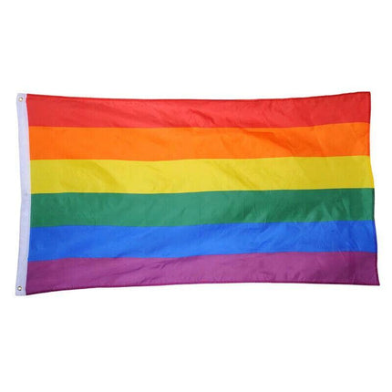 Rainbow Flag Gay Lesbian Pride Lgbt Mardi Gras Party Banner Outdoor 150X90Cm Au Aimall