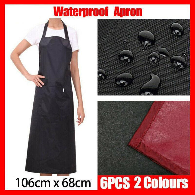 Pvc Heavy Duty Waterproof Cleaning Kitchen Plastic Commercial Butcher Apron Au Aimall