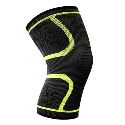 AOLIKES®3D Weaving Knee Support Brace Sleeve Sports Joint Kneelet Leg Breathable Green - Aimall
