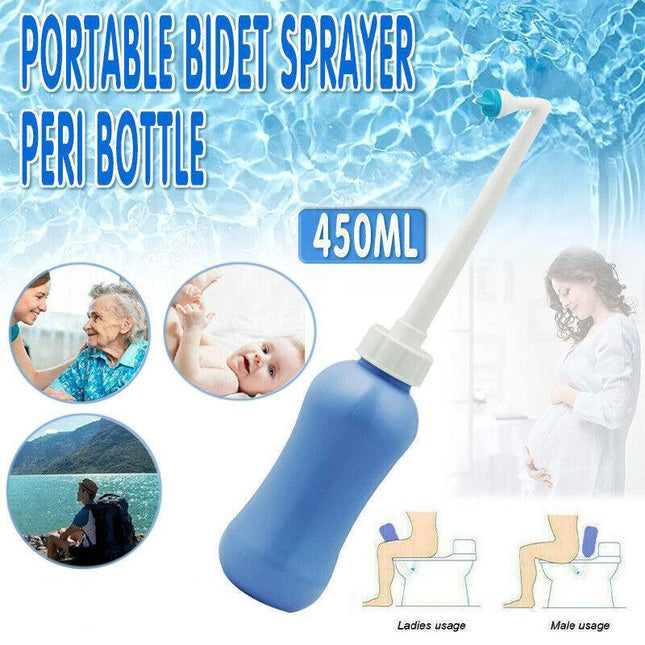 45Ml Portable Bidet Sprayer Peri Bottle Hygiene Care Toilet Bidet Shower Au - Aimall