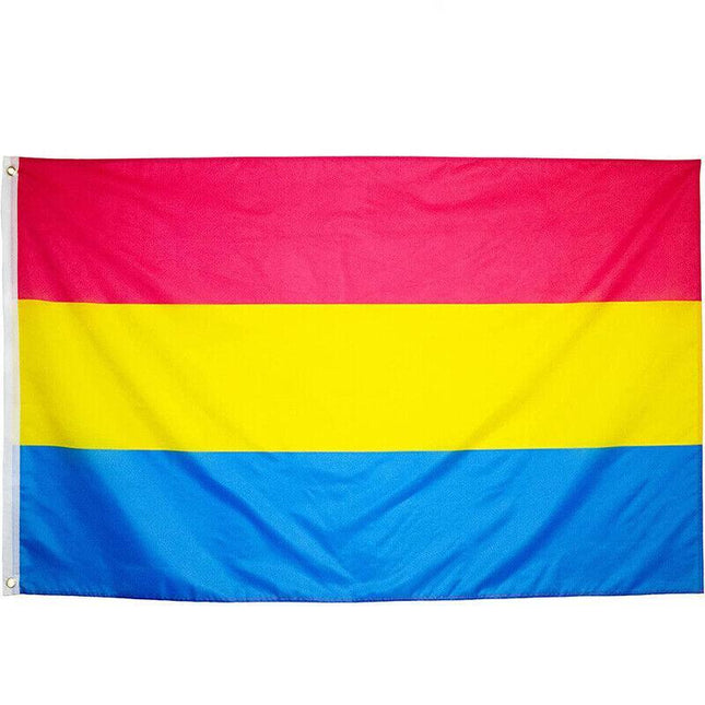 Pansexual Large Flag 150X90Cm Pan Sexual Lgbt Lesbian Gay Rainbow Mardi Gras New Aimall