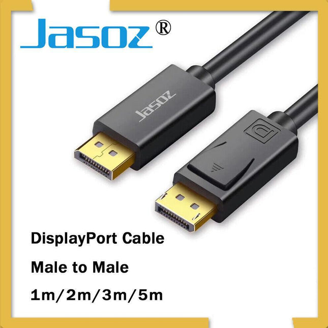 Jasoz Premium Displayport Display Port Dp Cable Male To Male 4K Monitor Video Pc - Aimall